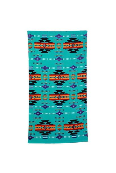 Oversized Beach Towel - Mint Multi