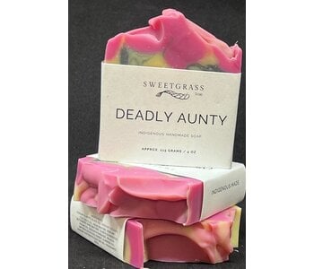 4oz  soap - Deadly Aunty by Sweetgrass Soap