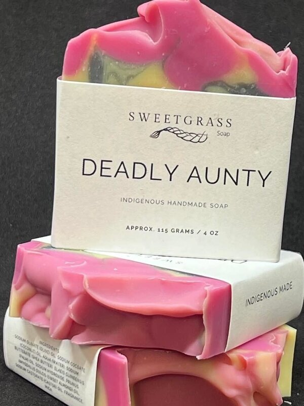 4oz  soap - Deadly Aunty by Sweetgrass Soap