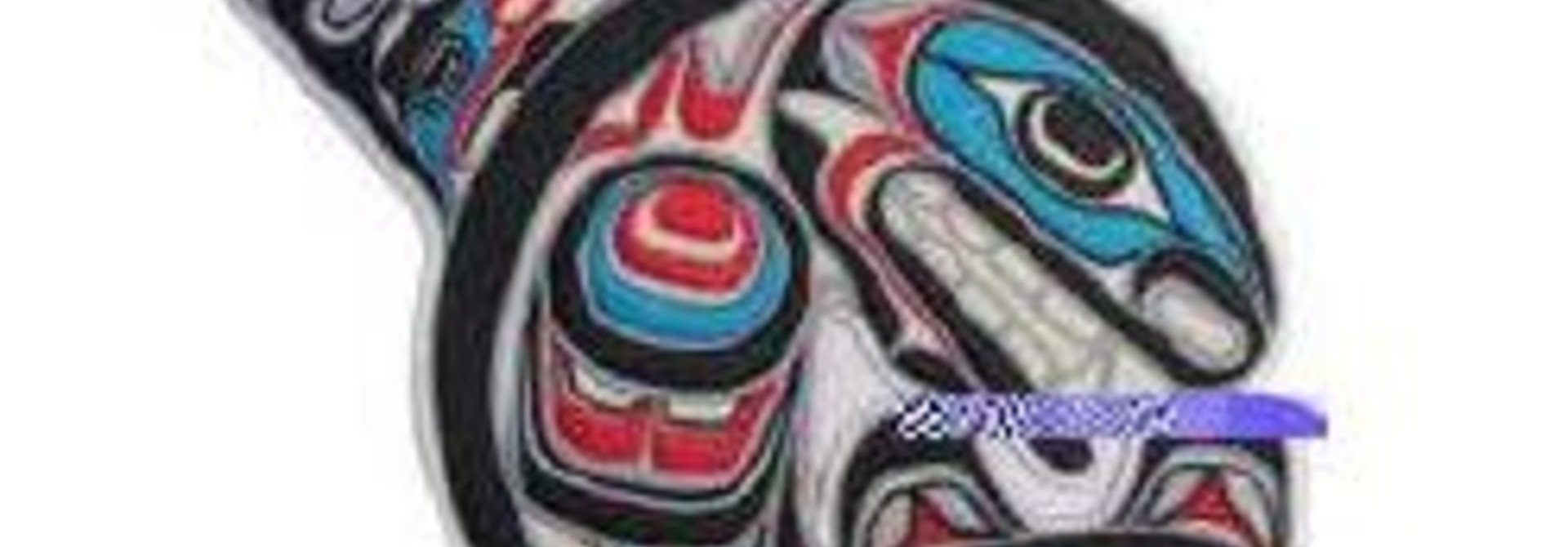 8" Iron On Embroidered Patch - Killer Whale by Joe Wilson