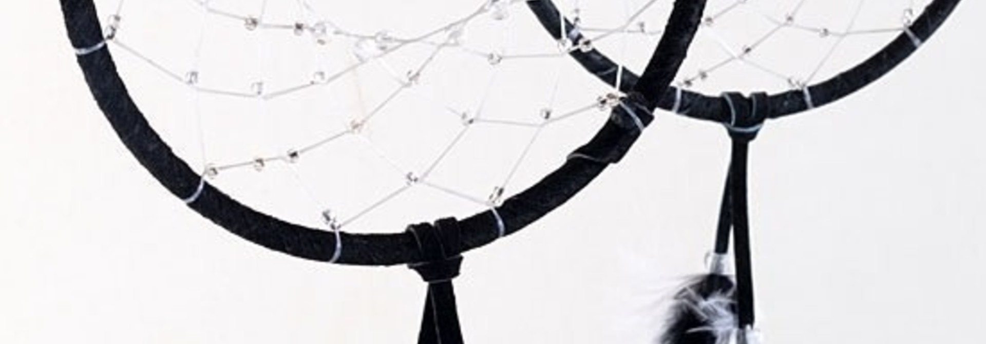 4" Dream Catcher Black