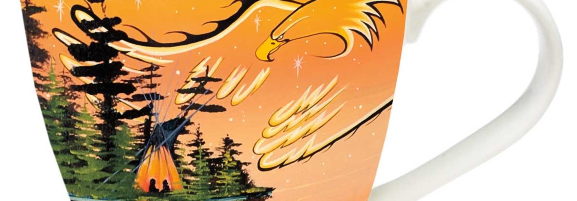 Signature Art Mug- Eagle Protector by William Monague