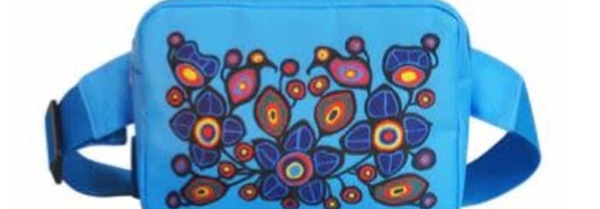 Hip Pack- Flowers and birds by Norval Morrisseau