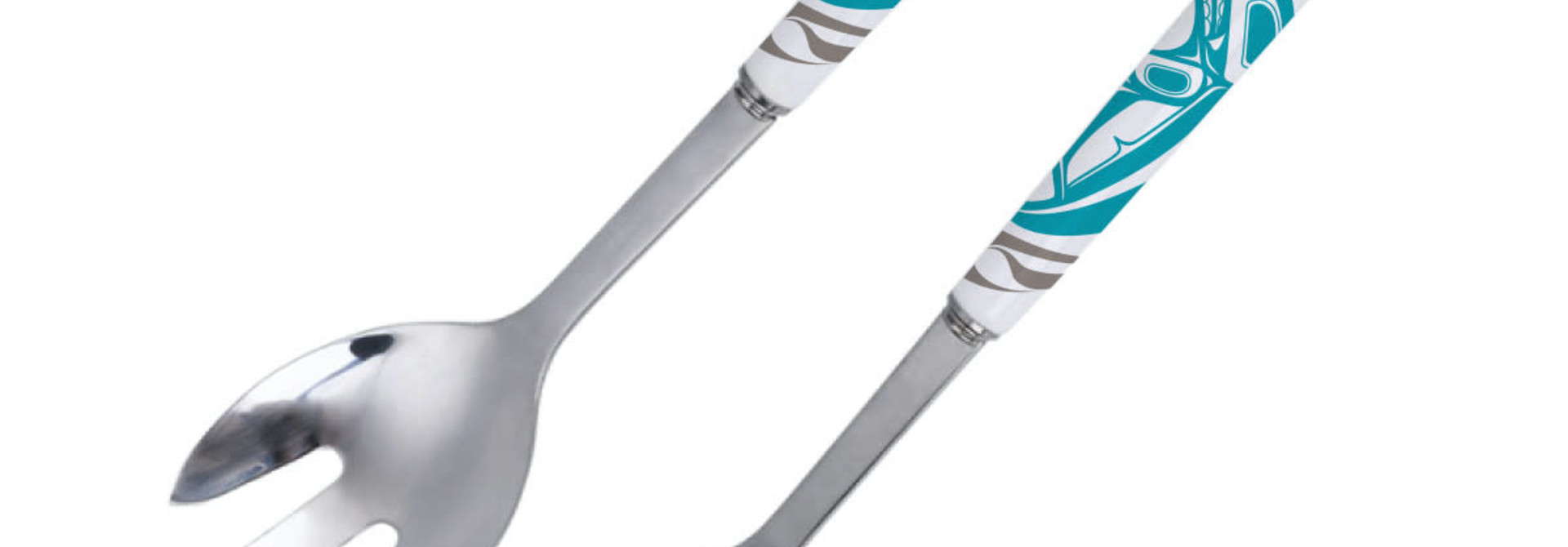Stainless Steel Salad Server - Killer Whale by Trevor Angus