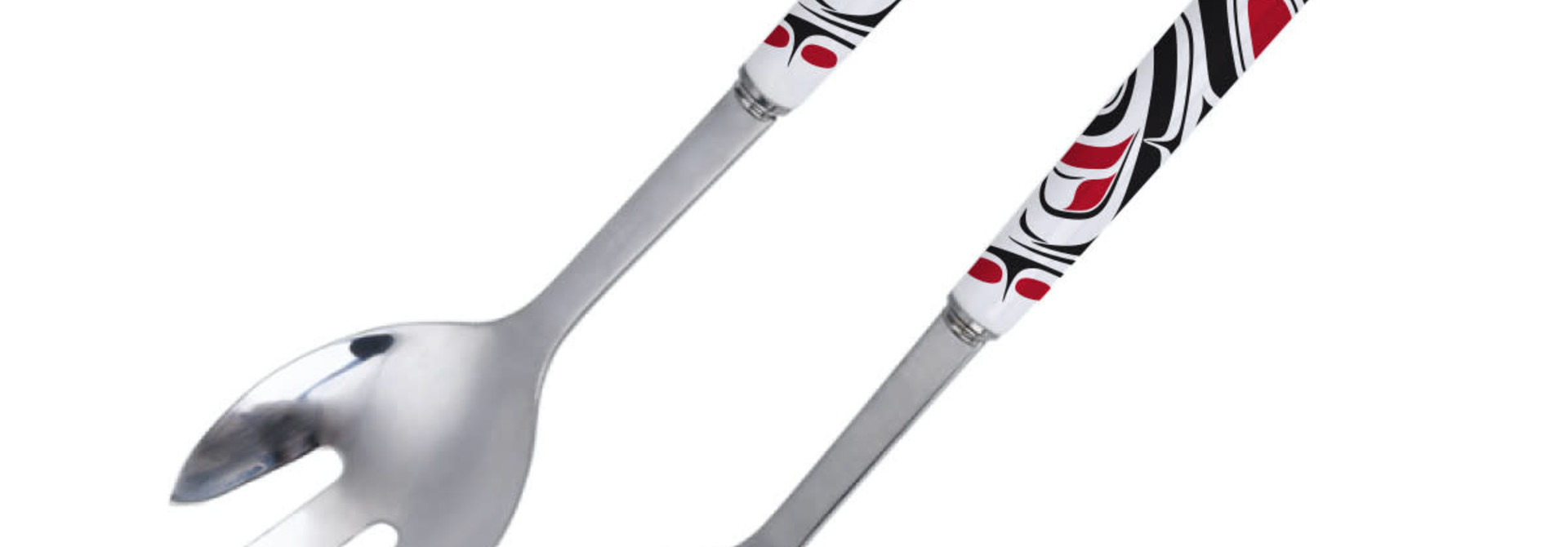 Stainless Steel Salad Server - Transforming Eagle by Ryan Cranmer
