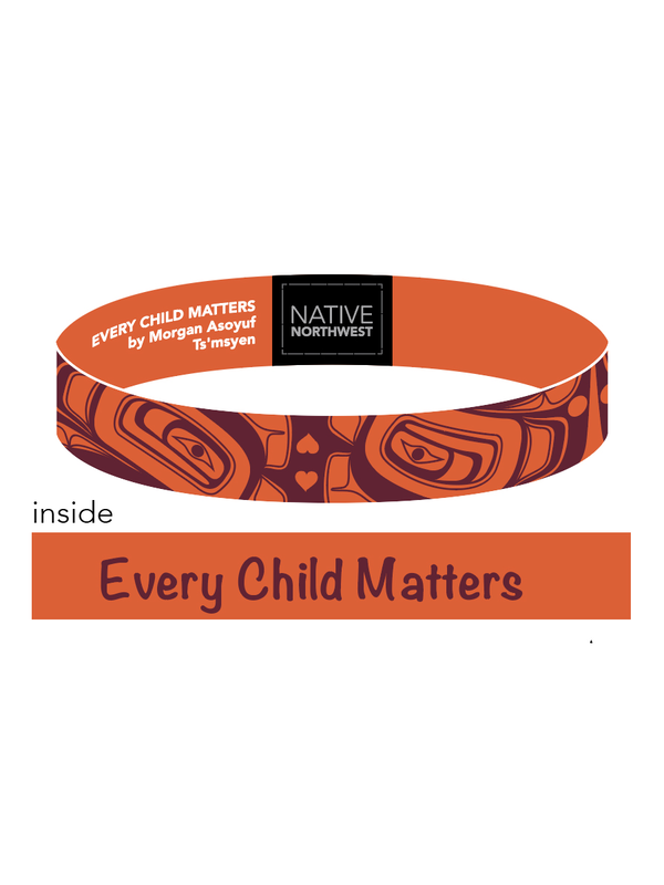 Every Child Matters Orange Shirt Day Inspirational Wristbands - 0.5" Wide