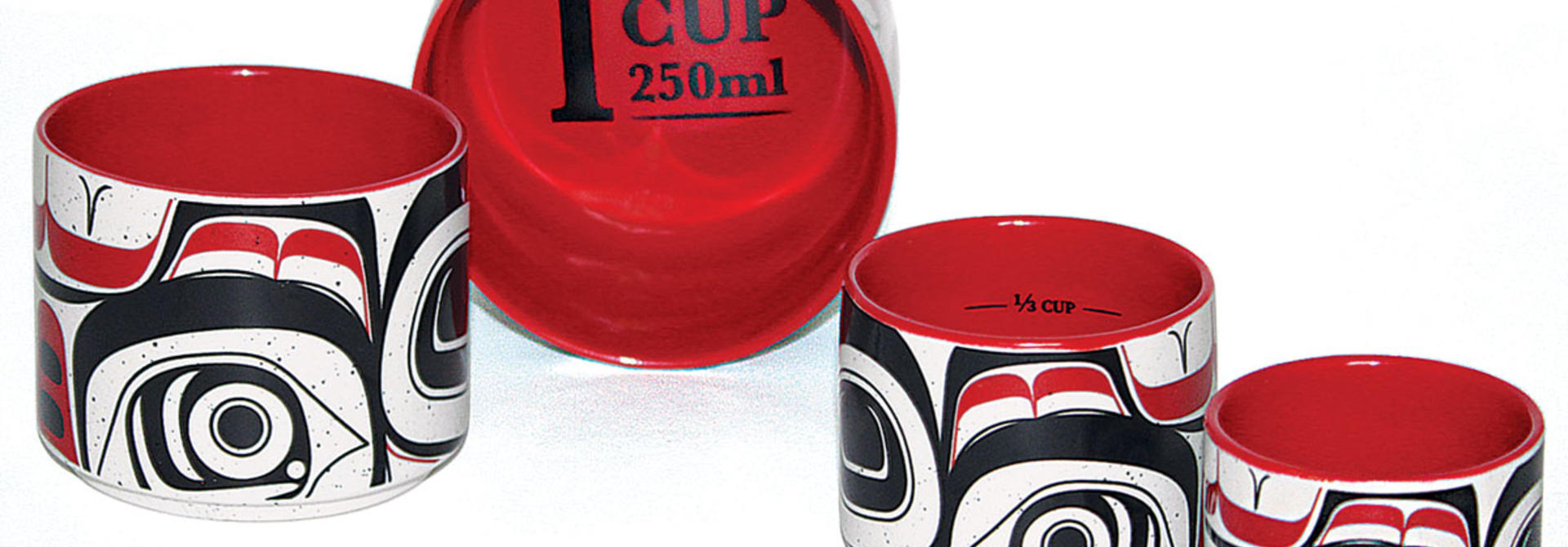 Ceramic Measuring Cup Set - Matriarch Bear- Morgan Asoyuf