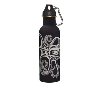 Water Bottle - Octopus (Nuu) by Ernest Swanson