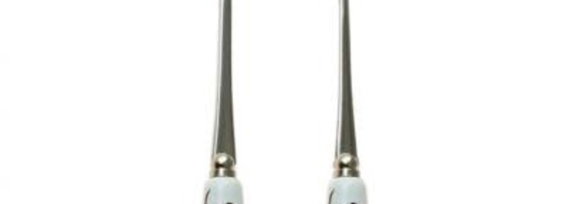 Ceramic Handle fork & spoon set - Killer Whale by Corrine Hunt