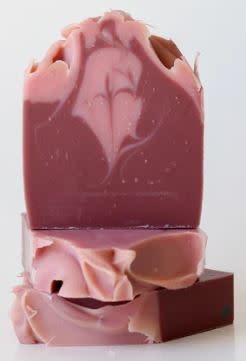 Raspberry Vanilla 4oz soap- Sweetgrass Soap-1