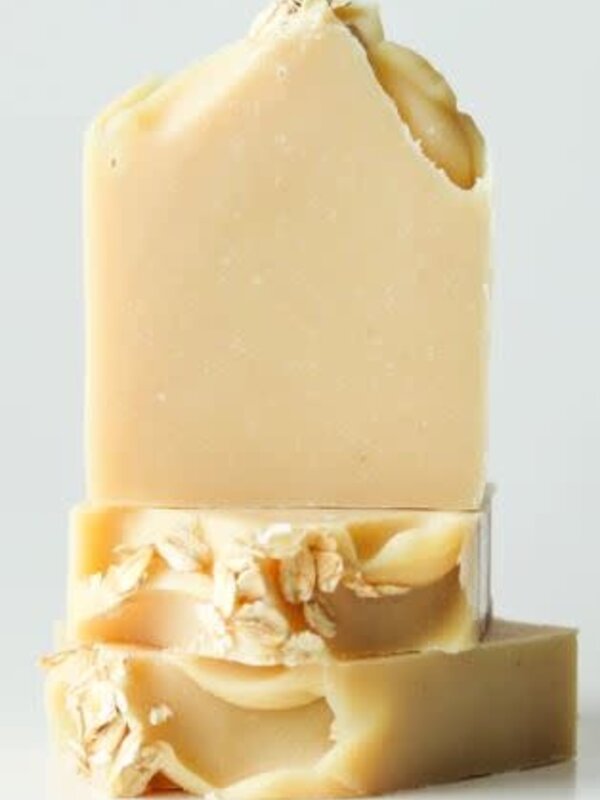 4oz Soap Oatmilk & Honey- Sweetgrass Soap