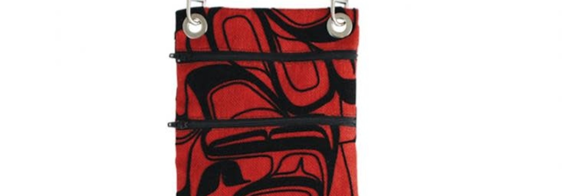 Eagle Passport Pouch Red- Kelly Robinson