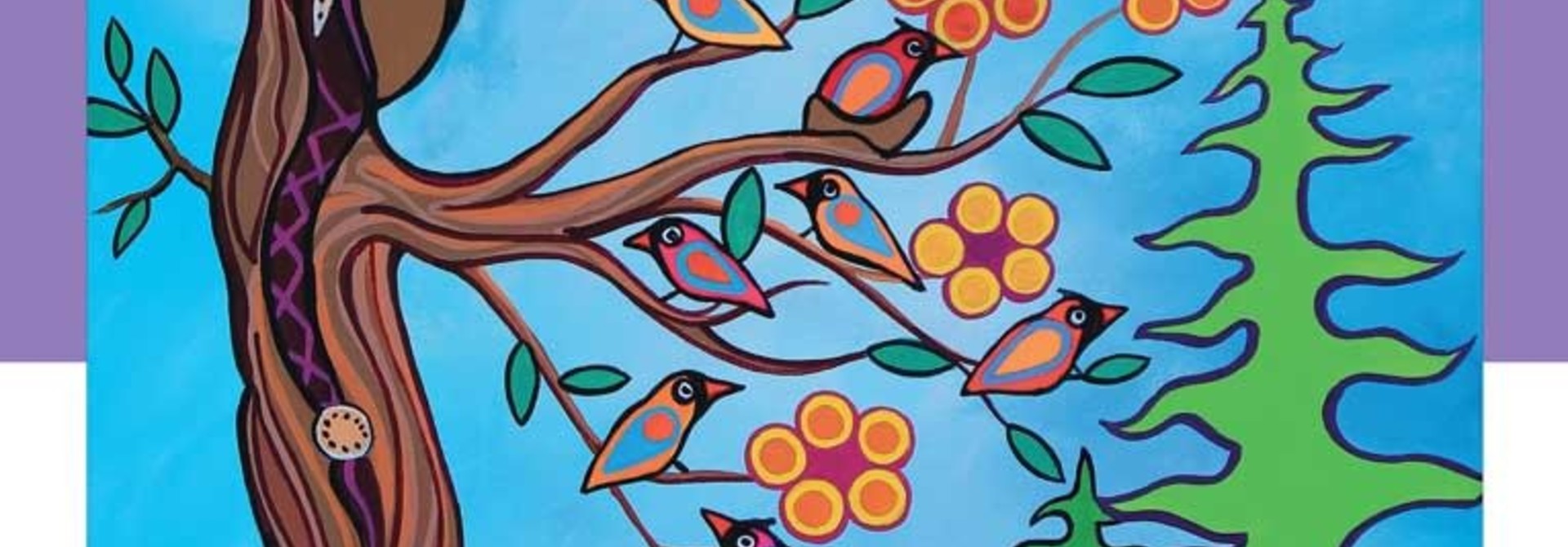 500 piece puzzle - Mother Earth With Her Birds- Pam Cailloux