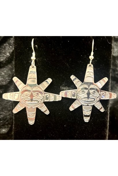 Hand Crafted Kwag Sun Earrings by Gerren Peters