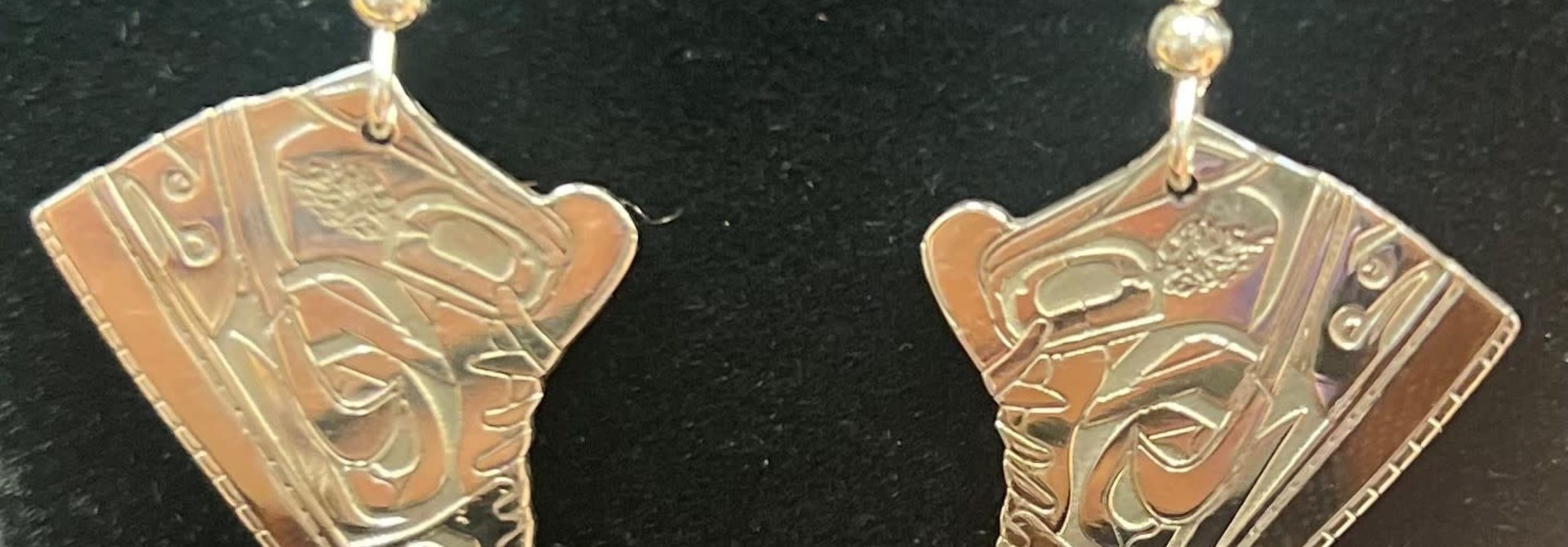 Hand Crafted Silver Jordan's 1 Earrings by Gerren Peters