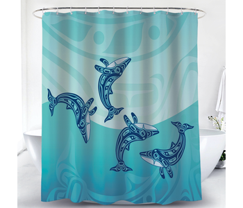 Shower Curtain - Humpback Whale by Gordon White