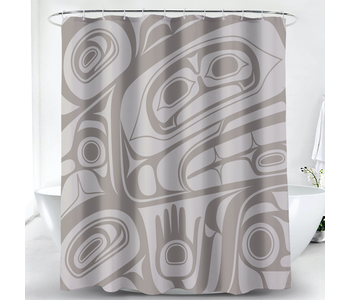 Shower Curtain - Treasure of Our Ancestors by Donnie Edenshaw