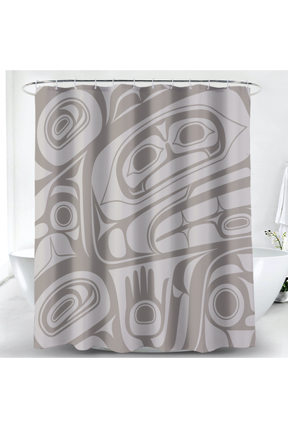 Shower Curtain - Treasure of Our Ancestors by Donnie Edenshaw