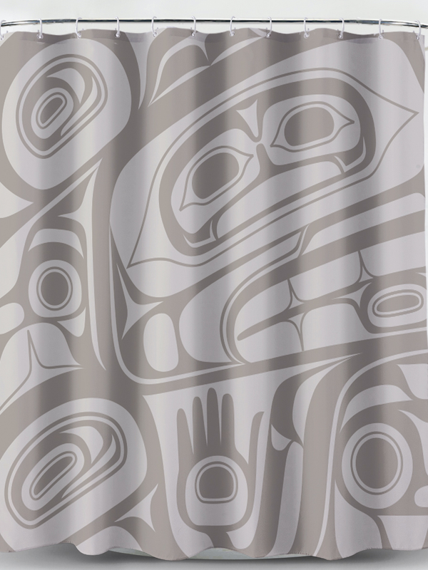 Shower Curtain - Treasure of Our Ancestors by Donnie Edenshaw