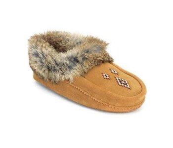 Oak Tipi Suede Moccasin - Ladies