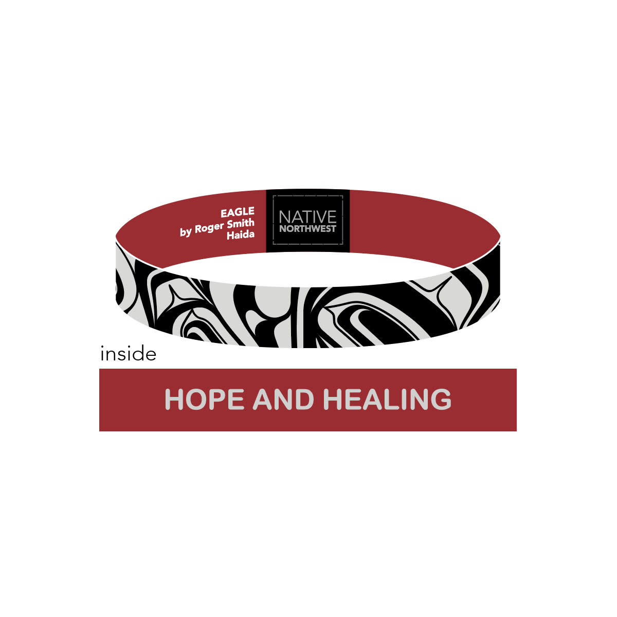Inspirational Wristbands .5" - Hope and Healing by Roger Smith-1