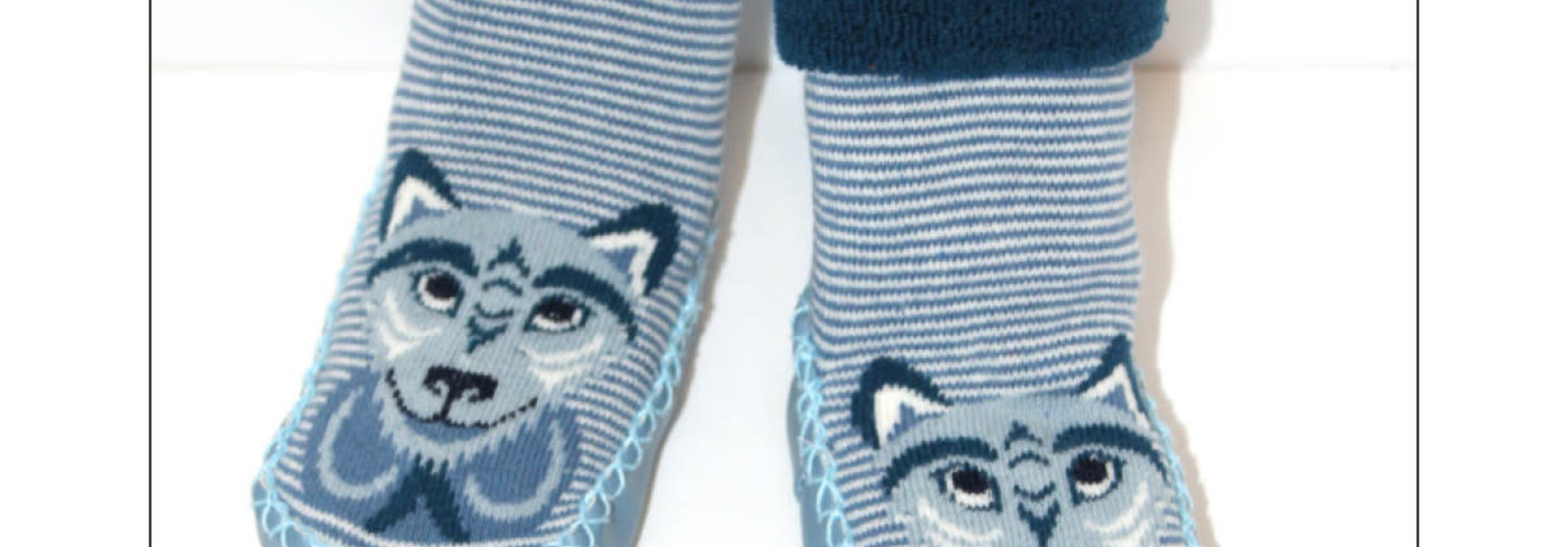 Baby Booties - Wolf by Simone Diamond
