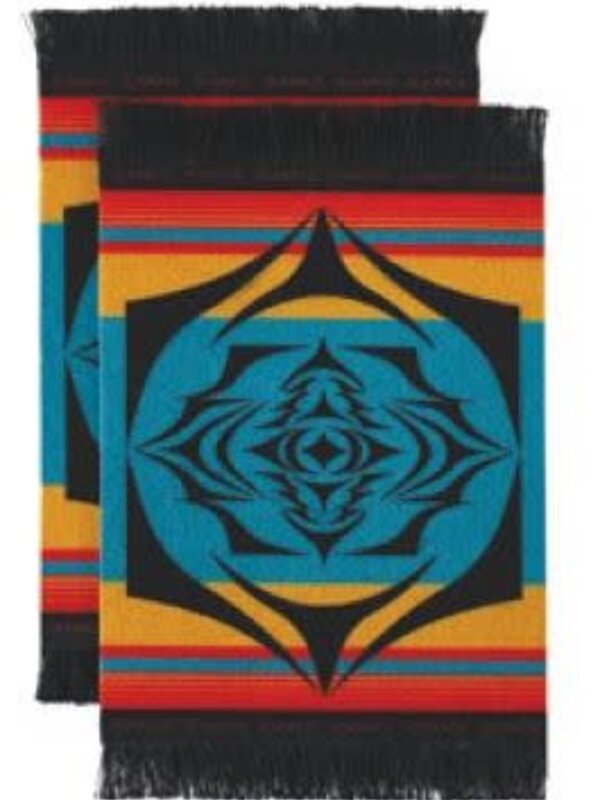 Blanket Coasters set of 2 - Salish Sunset by Simone Diamond