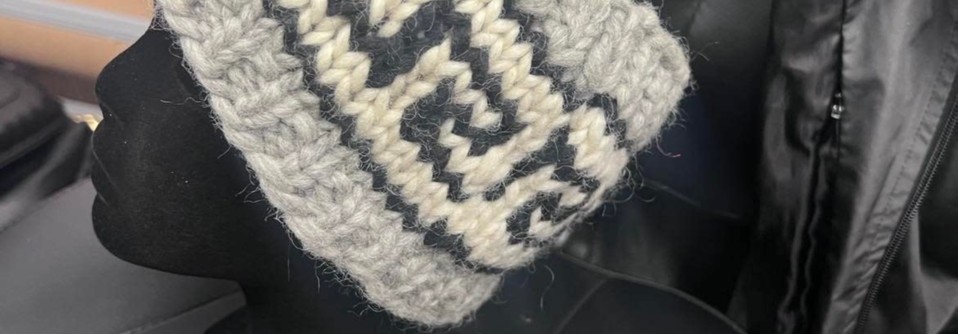 Hand Knit Cowichan Wool Head Bands by Cathy McNabb