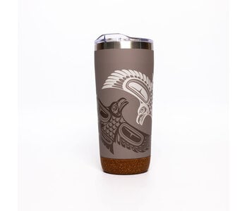 20oz Cork Base Travel Mug - Raven -  Paul Windsor