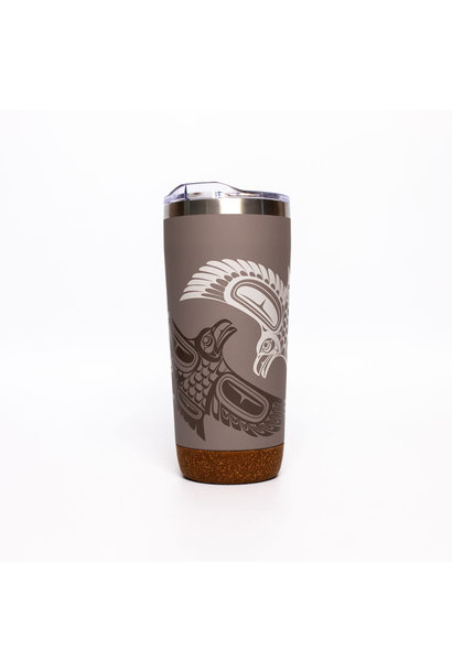 20oz Cork Base Travel Mug - Raven -  Paul Windsor