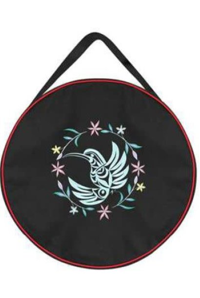 15" Embroidered Drum Bag-  Hummingbird- Douglas Horne
