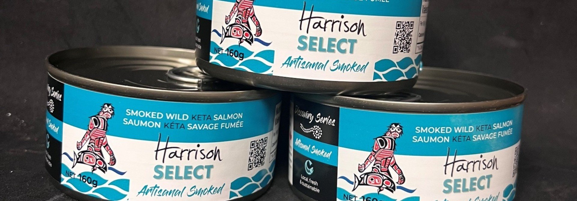 Harrison Select Canned Smoked Wild Keta Salmon - River Select
