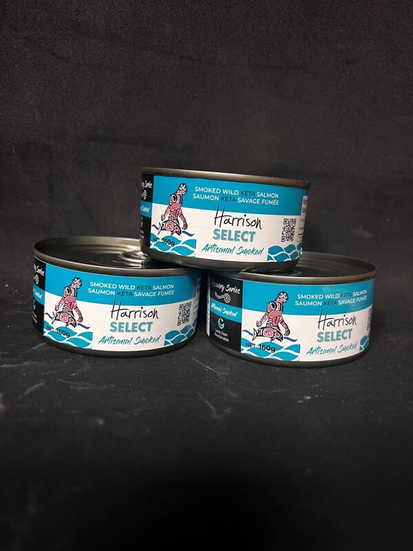 Harrison Select Canned Smoked Wild Keta Salmon - River Select