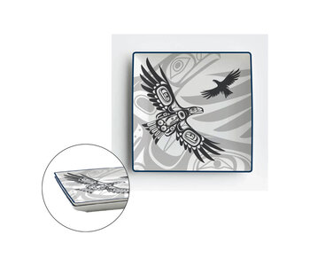 Appetizer Plates (Set of 2) - Soaring Eagle by Corey Bulpitt