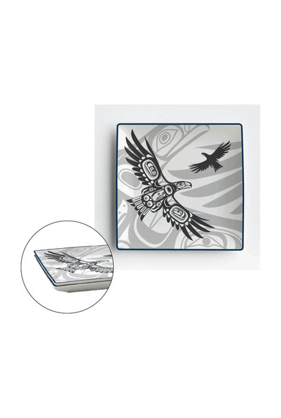 Appetizer Plates (Set of 2) - Soaring Eagle by Corey Bulpitt