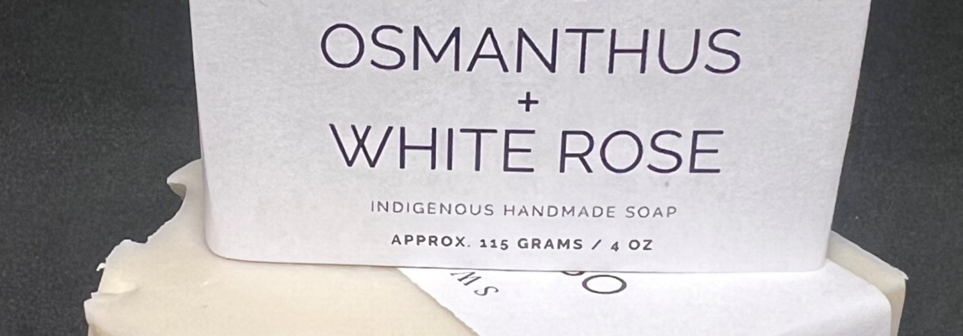 Osmanthus & White Rose -Sweetgrass Soap