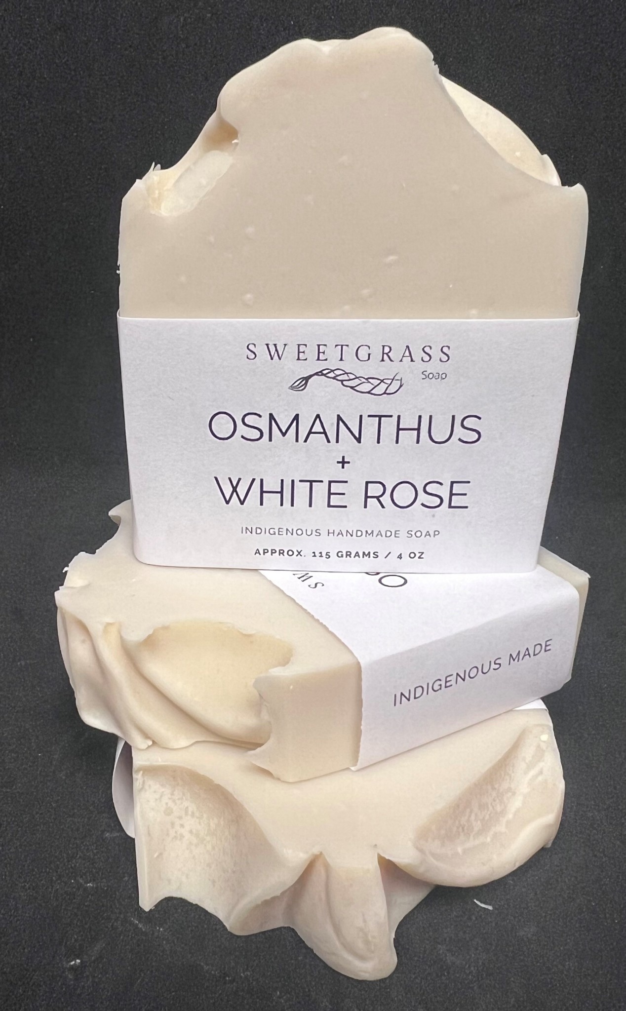 Osmanthus  & White Rose -Sweetgrass Soap-1