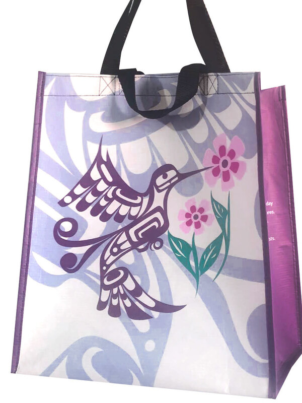 Eco Bag Large - Hummingbird by Francis Dick