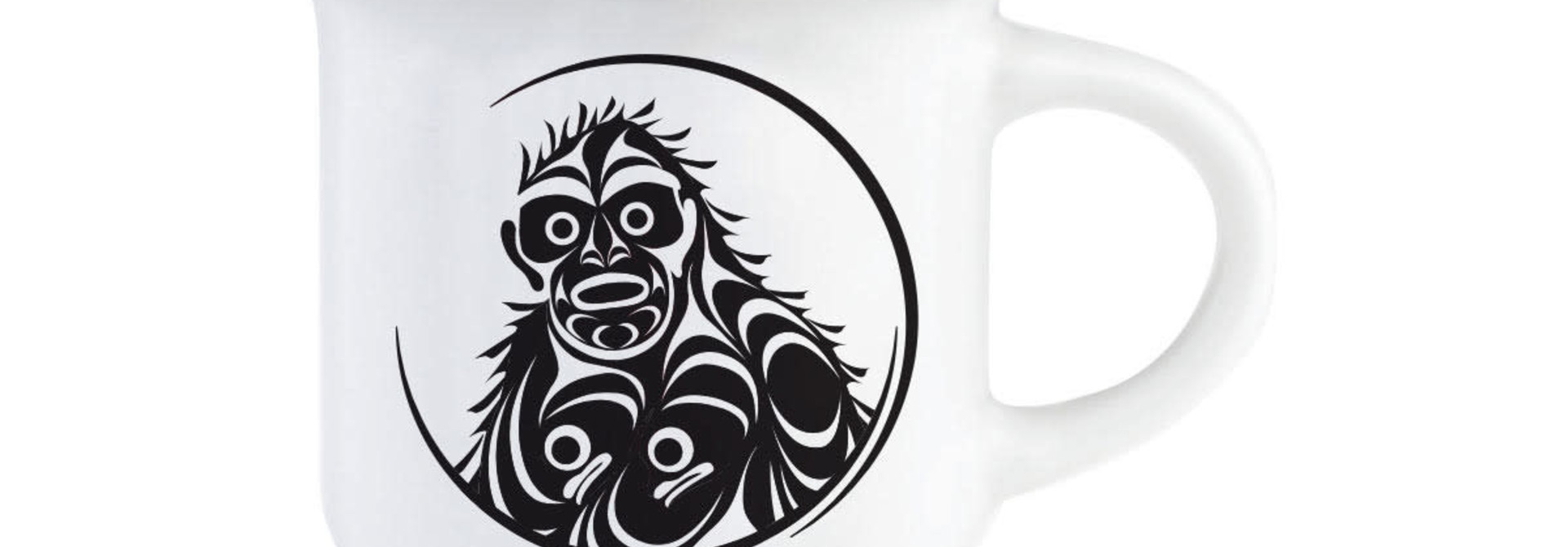 3oz. Ceramic Mug (Sasquatch) by Francis Horne Sr.