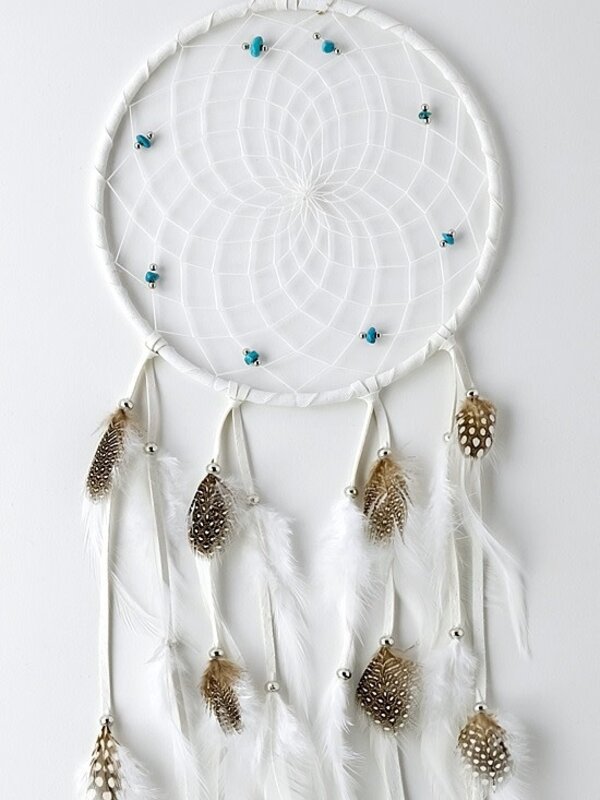 6" Dream Catcher - White