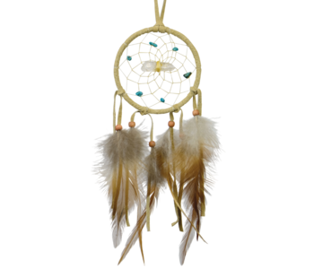 3" Vision Seeker Dream Catcher - Tan