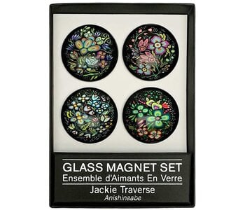 Glass Magnet Set - Art by Jackie Traverse