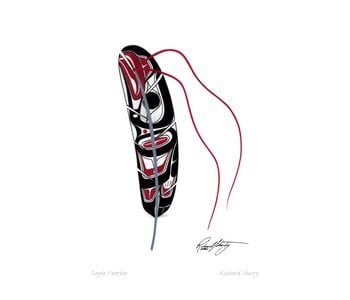 Art Card - Eagle Feather by Richard Shorty