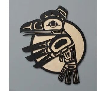 12" Raven Wall Plaque by Raven Wolden