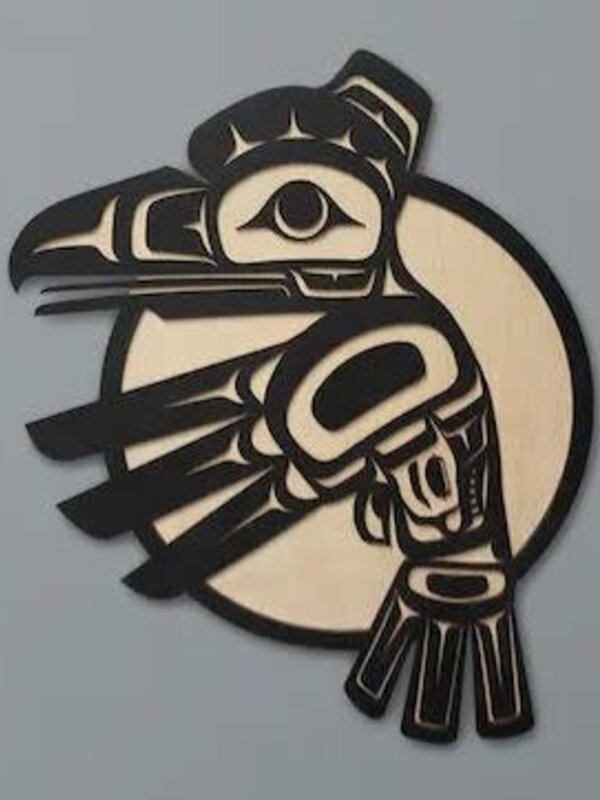 12" Wall Plaque - Raven by Raven Wolden