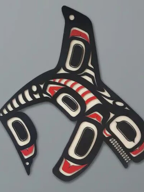 15" Wall Plaque - Killer Whale II  by Raven Wolden