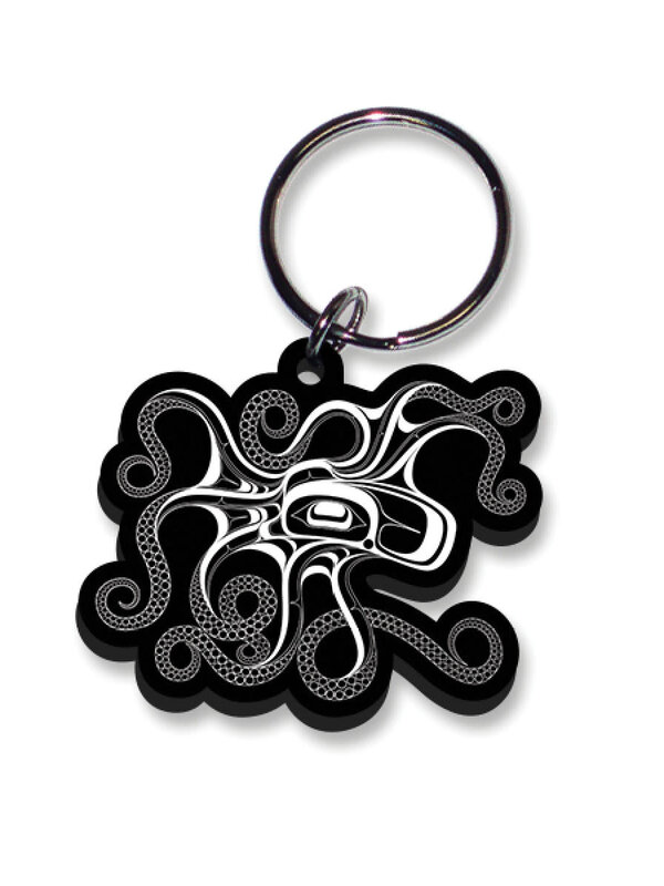 Keychain - Octopus (Nuu) by Ernest Swanson