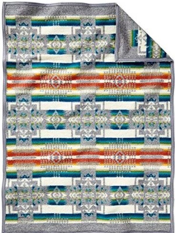 Pendleton Crib Blanket - Chief Joseph - Grey
