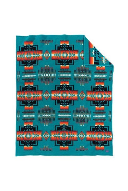 Pendleton Crib Blanket - Chief Joseph Turquoise