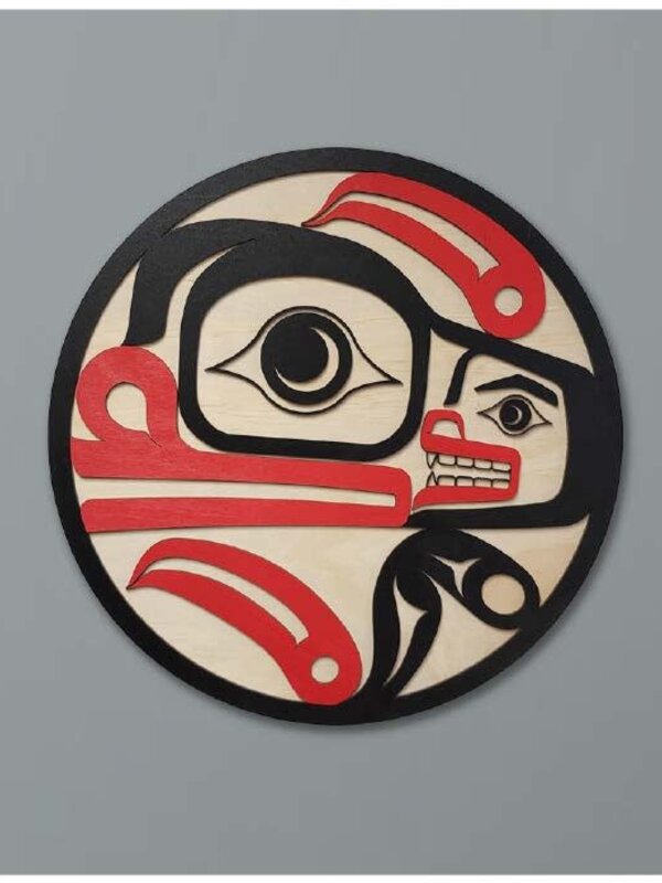 12" Wall Plaque - Frog by Raven Wolden